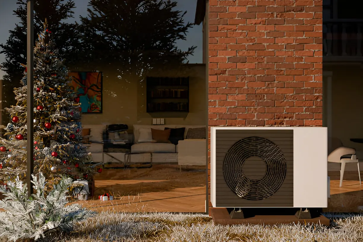 Orlando HVAC technician performing a quick AC fix on a rooftop unit